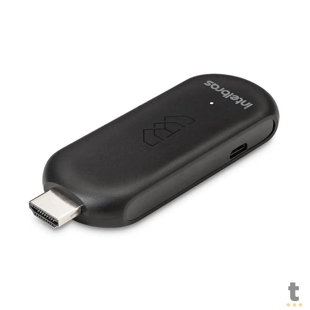 Smart Tv Box Stick Intelbras Izy Play Full Hd Wi-Fi Bluetooth 5.0 Android TV - 4140032 Truedata